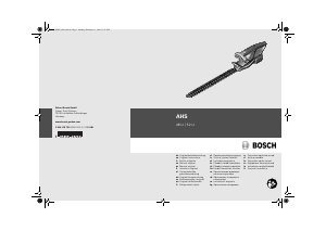 Bedienungsanleitung Bosch AHS 52 LI Heckenschere