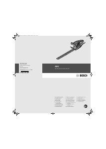 Bedienungsanleitung Bosch AHS 60-16 Heckenschere