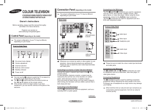 Manual Samsung CS21A750J6 Television