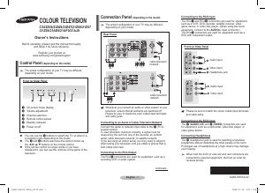 Manual Samsung CS21B860AD Television