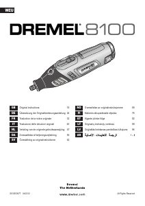 Handleiding Dremel 8100 Multitool