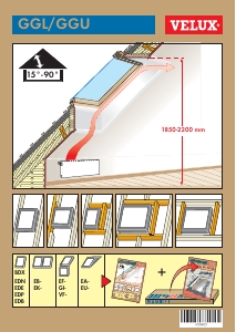 사용 설명서 Velux GGL 루프 윈도