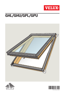 Manual Velux GPL Janela de sotão