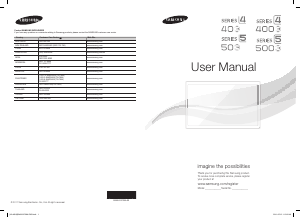 Handleiding Samsung UA22D5003BR LED televisie