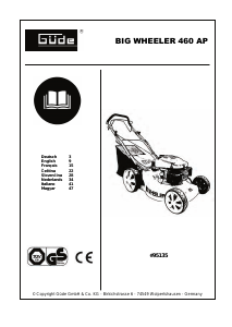 Manuál Güde 460 AP Big Wheeler Travní sekačka