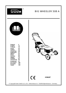 Manual Güde 508 A Big Wheeler Lawn Mower