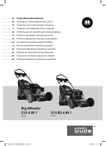 Manual Güde 515 Big Wheeler Lawn Mower
