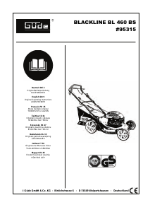 Manuale Güde BL 460 BS Blackline Rasaerba