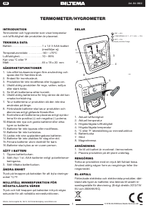 Manual Biltema 84-0802 Weather Station