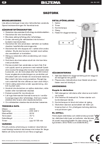 Käyttöohje Biltema 84-149 Kenkien kuivain