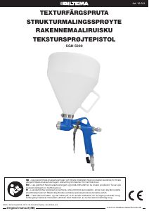 Bruksanvisning Biltema SGH5000 Färgspruta