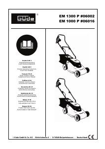 Manual Güde EM 1000 P Lawn Mower