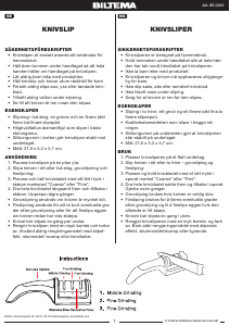 Käyttöohje Biltema 85-0200 Veitsenteroitin