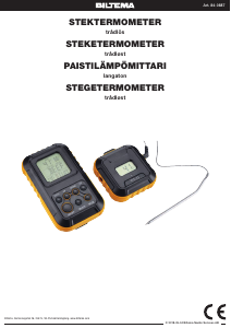 Brugsanvisning Biltema 84-0887 Madtermometer