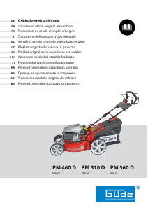 Manual Güde PM 560 D Lawn Mower