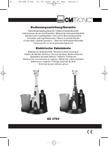 Manual de uso Clatronic EZ 2764 Cepillo de dientes eléctrico