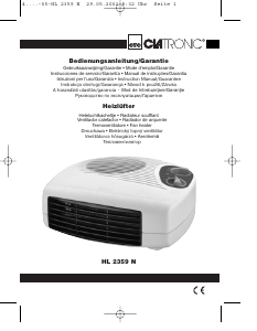 Manual Clatronic HL 2359N Radiator