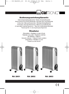 Manual de uso Clatronic RA 2803 Calefactor