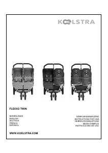 Handleiding Koelstra Flexxo Omega Twin Kinderwagen