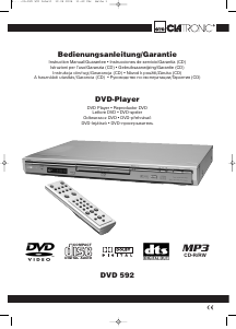 Manuale Clatronic DVD 592 Lettore DVD