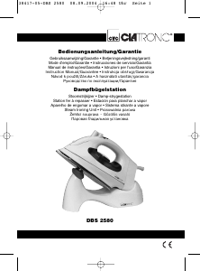 Manual Clatronic DBS 2580 Iron