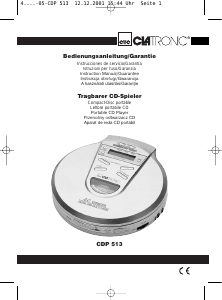 Handleiding Clatronic CDP 513 Discman