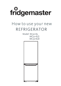 Manual Fridgemaster MC50165 Fridge-Freezer