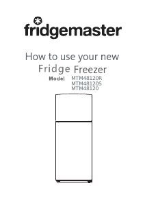 Manual Fridgemaster MTM48120 Fridge-Freezer