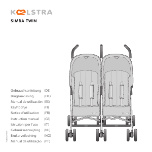 Kiezen Verbinding Anoniem Handleiding Koelstra Simba Twin T3 Kinderwagen