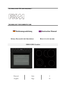 Manual PKM EBH-9-DIG Comfort Range