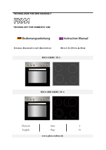 Manual PKM BIC4 GKRU IX4 Range