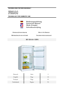 Handleiding PKM KS 120.4A+ EBN Koelkast