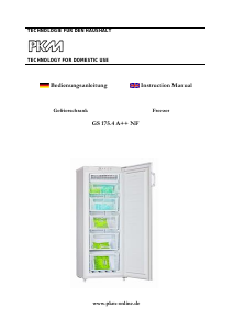 Manual PKM GS175.4A++NF Freezer
