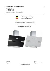 Manual PKM S25-60 ABTH Cooker Hood