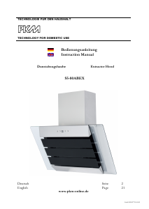Bedienungsanleitung PKM S5-8 0ABEX Dunstabzugshaube