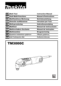 Bruksanvisning Makita TM3000CX3 Multiverktyg