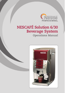 Manual Nescafé Alegria 6-30 Instant Coffee Machine