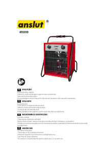 Manual Anslut 411-099 Heater