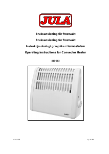 Manual Anslut 417-013 Heater