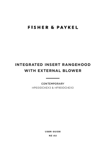 Handleiding Fisher and Paykel HP90IDCHEX3 Afzuigkap