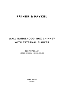 Manual Fisher and Paykel HC90DCEXB3 Cooker Hood