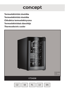 Návod Concept VTE4008 Vinotéka