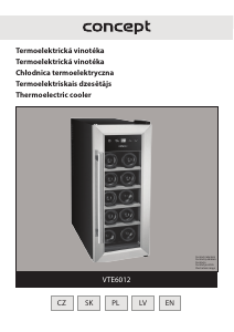 Návod Concept VTE6012 Vinotéka