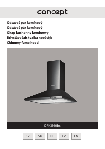 Manual Concept OPK3560BC Cooker Hood