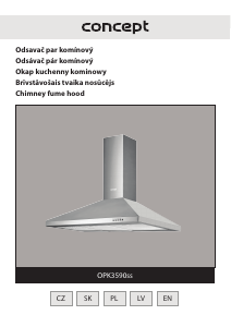 Instrukcja Concept OPK3590SS Okap kuchenny