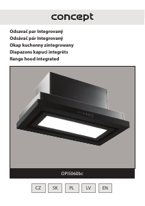 Manual Concept OPI5060BC Cooker Hood