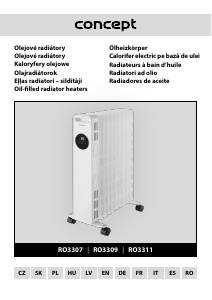 Manual de uso Concept RO3311 Calefactor