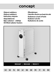 Manual de uso Concept RO3307 Calefactor