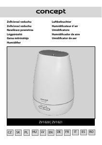 Bedienungsanleitung Concept ZV1021 Luftbefeuchter
