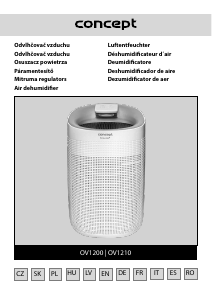 Rokasgrāmata Concept OV1200 Mitruma regulators